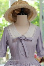 Lacey 2.0 - Classic Lolita OP Lace Collar Open Front Dress - image 12