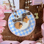 Sweet Cookie Charm Set - Kawaii Lolita Necklace and Hairclip - image 1