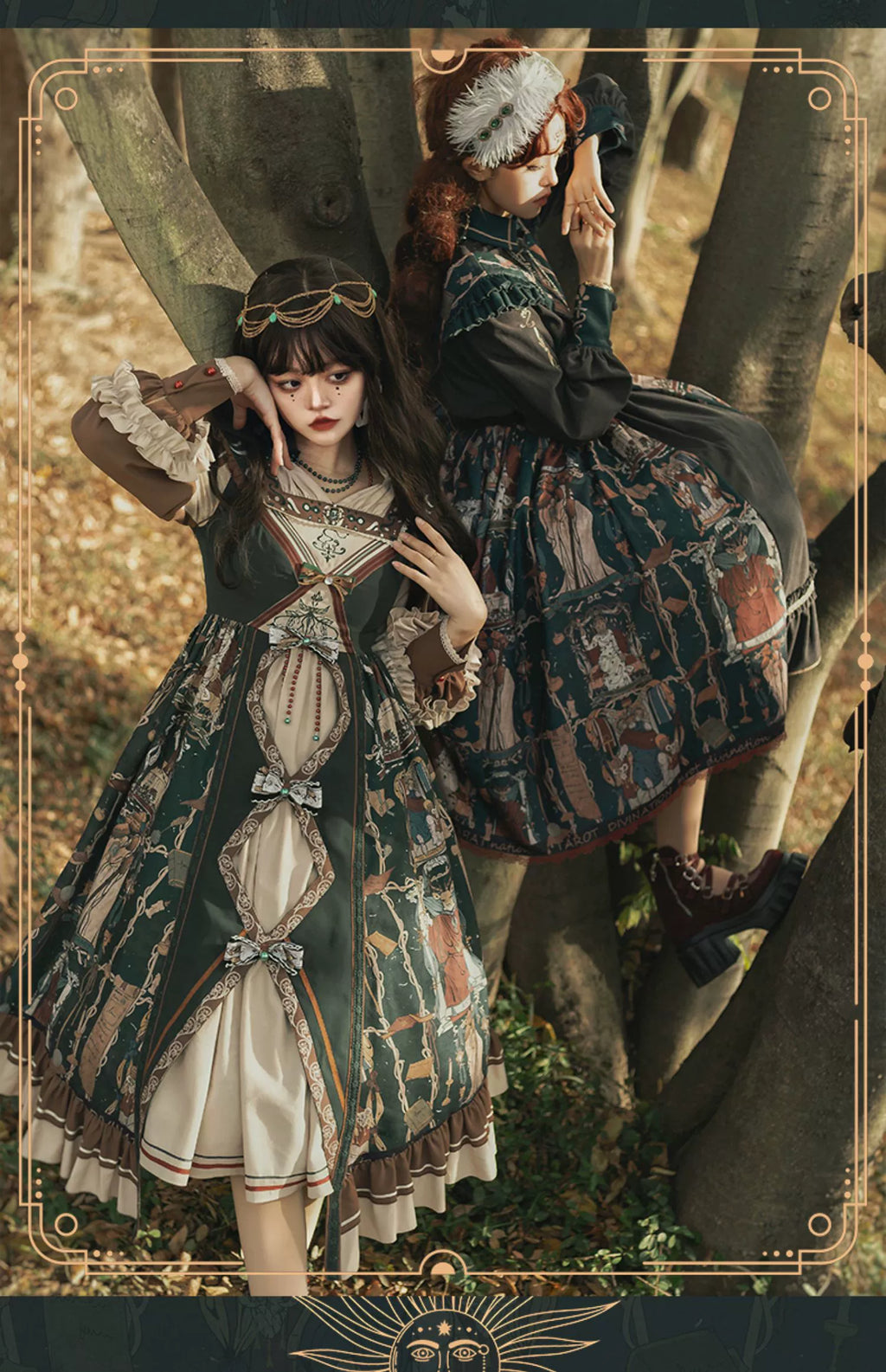Tarot - Elegant Lolita Dress Classicl Court Style Lolita OP Salopette - image 6