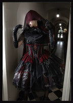 Bone Dragon - Gothic Lolita Corset JSK Dress Set with Embroidery - image 57