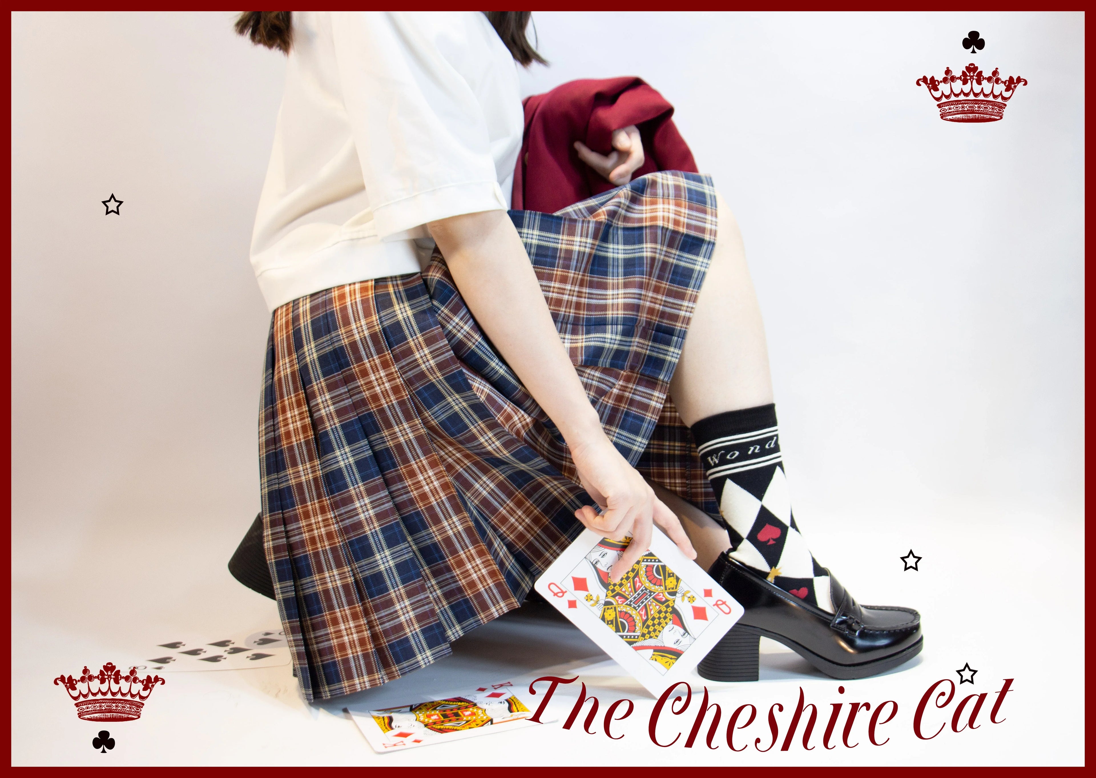 Daily Lolita Cotton Asymmetric Print Socks - image 25