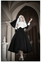 Nihil - Gothic Nun Lolita OP Dress, Irregular Hem Cape and Accessories - image 40