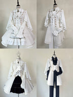 Fallen Moon Code - Retro Military Lolita Vest, Skirt and Pants Collection - image 6
