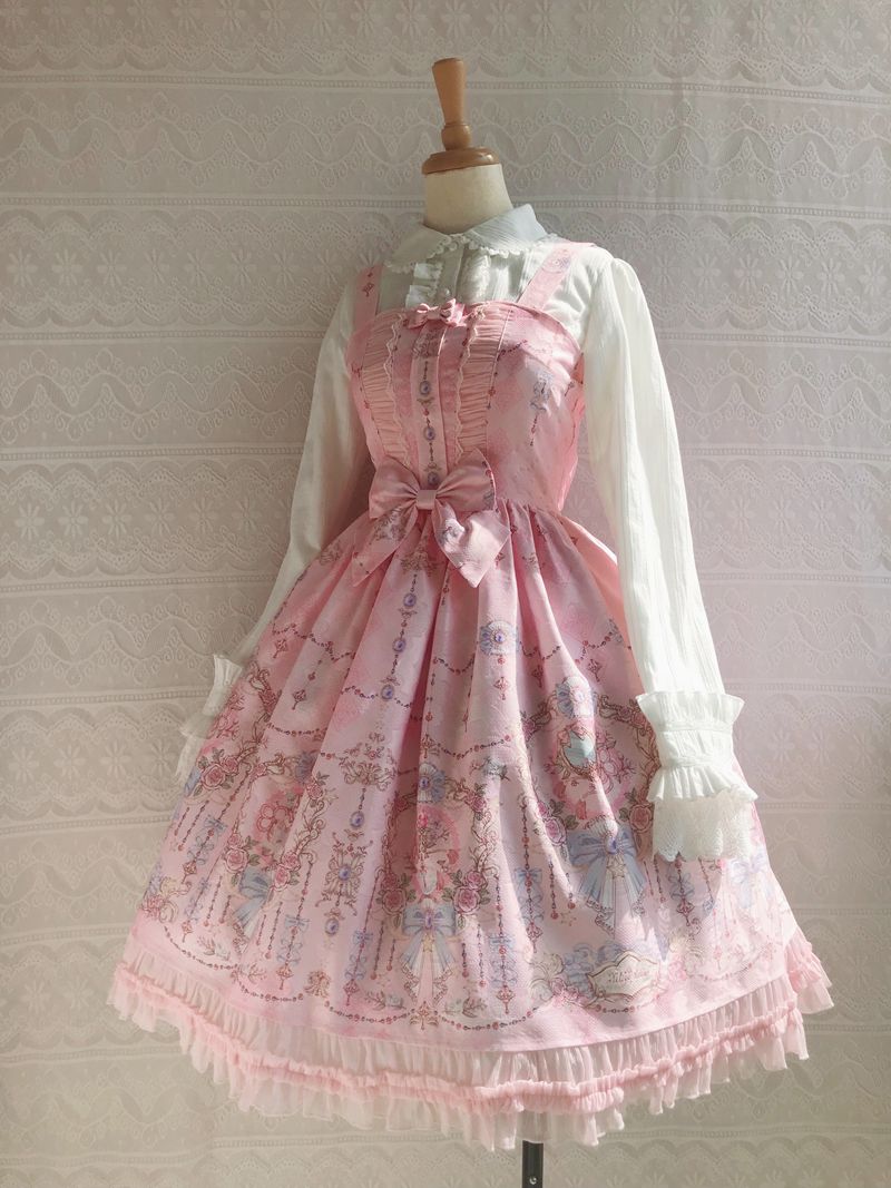 Sweet Printing Winter Lolita JSK Dress - image 11