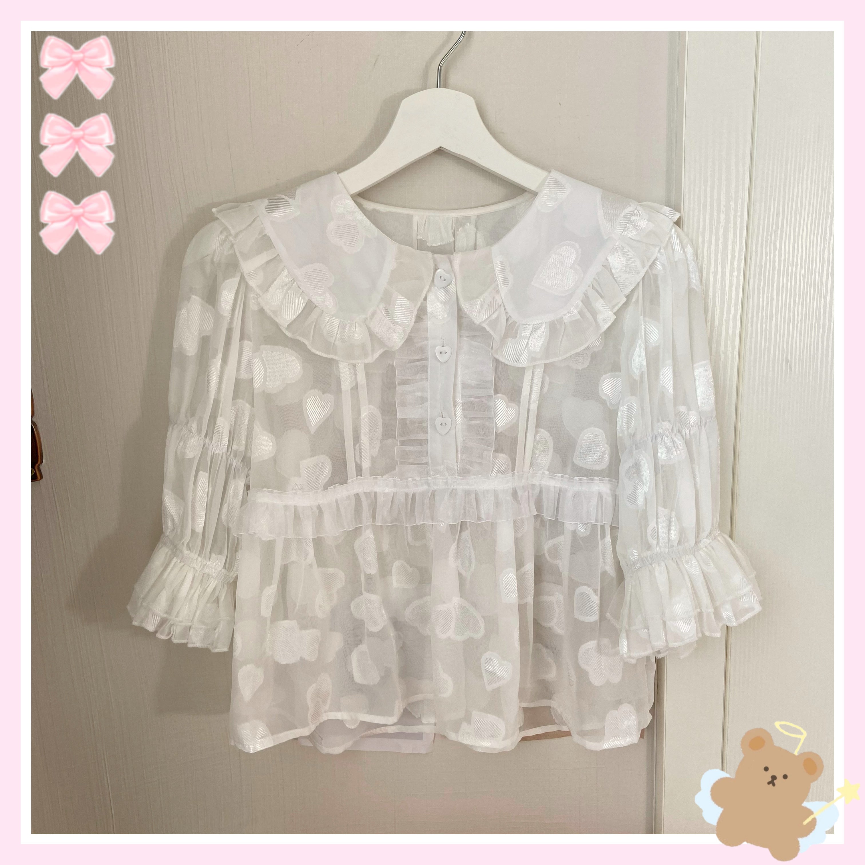 Sweetheart Knots - Sweet Lolita Dress Short Sleeve OP - image 20