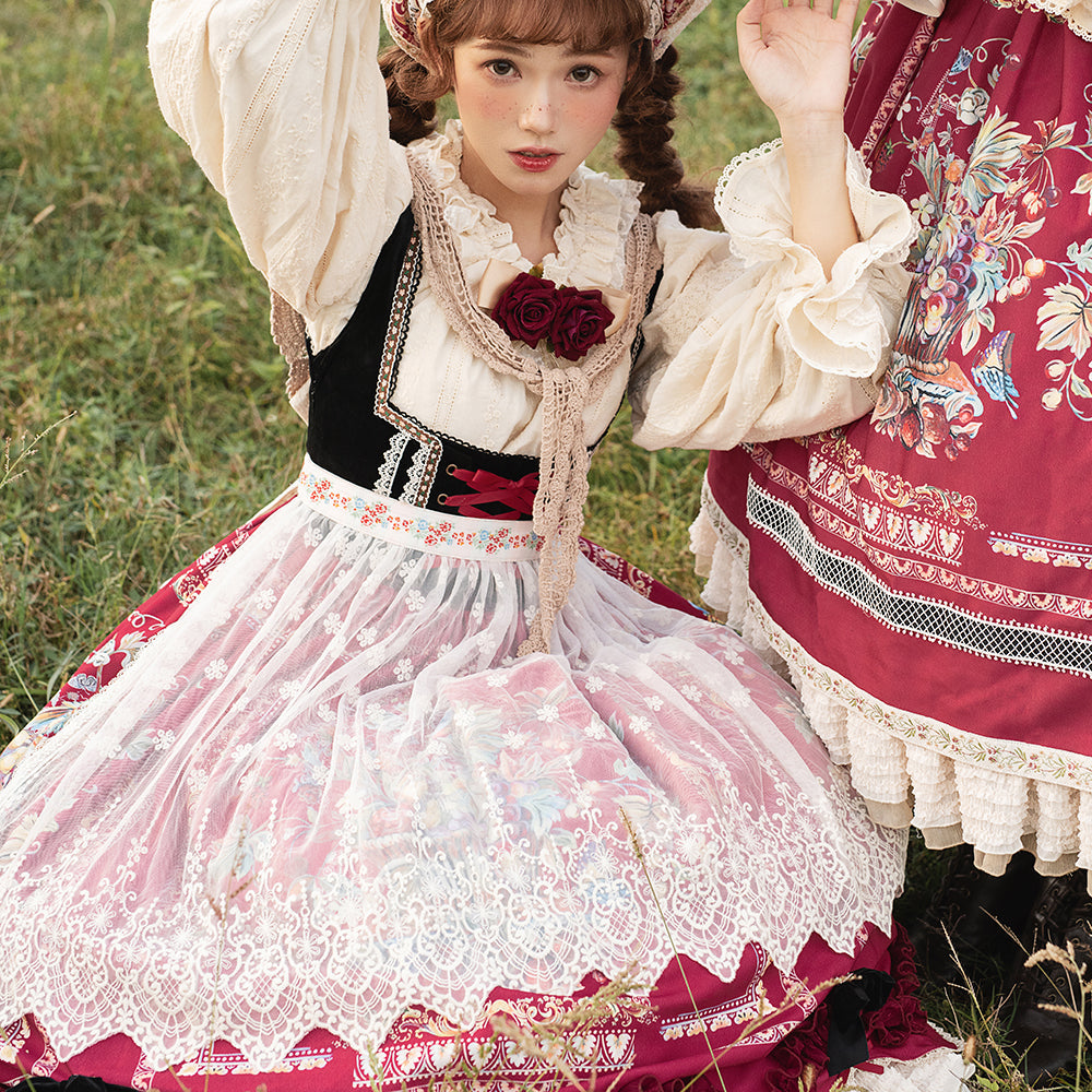 Rich Hymn - Lolita Bavarian Long Velvet JSK - image 20