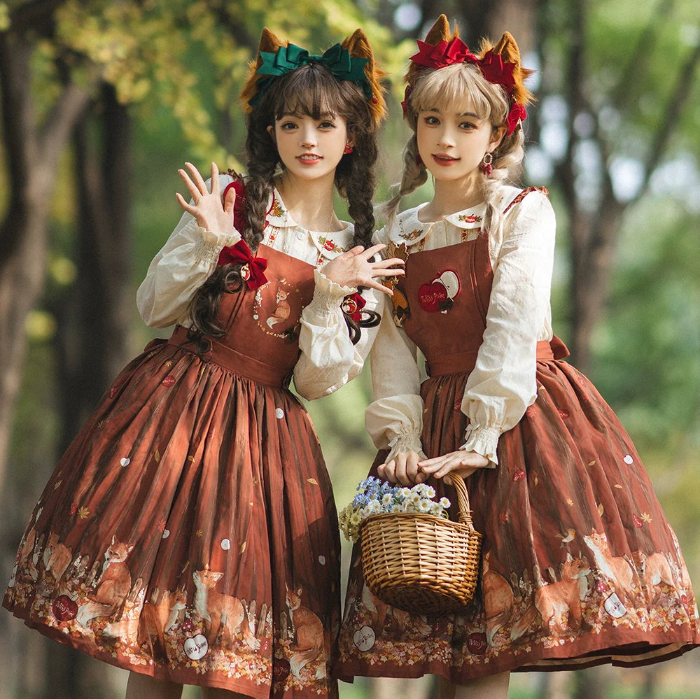 Chuby Box in the Forest - Elegant Lolita Necklace Brooch KC Beret Accessories - image 8