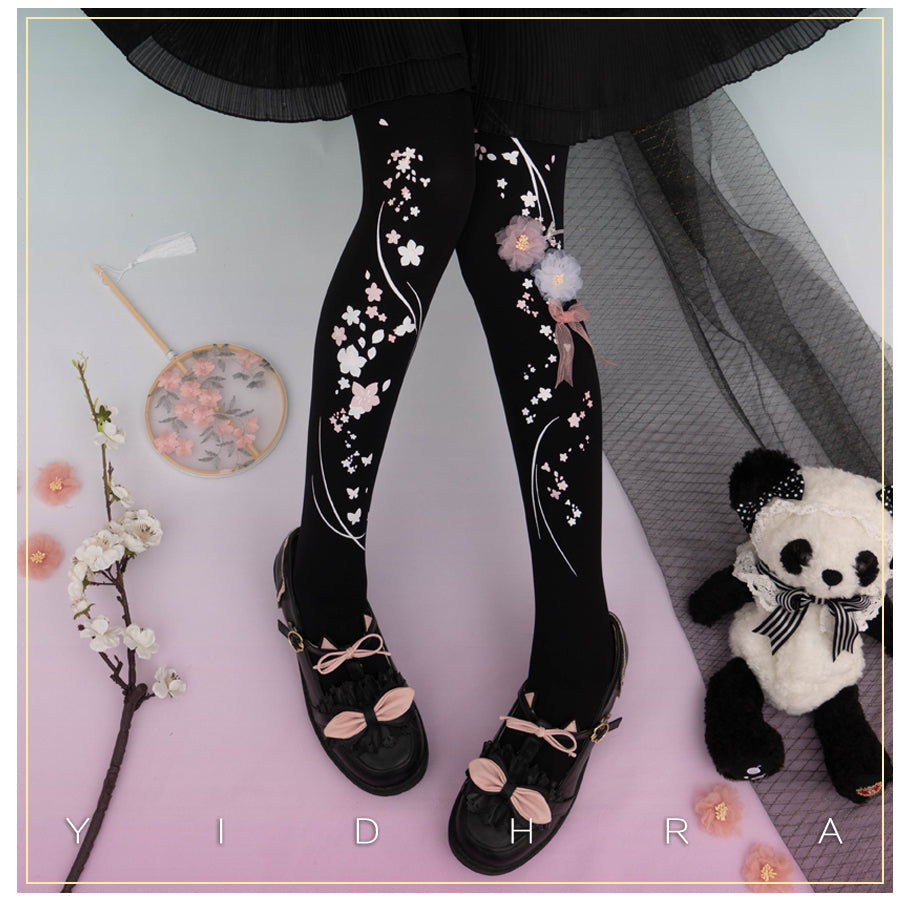 Chinese Qi Lolita 3D Print Pantyhose - image 9