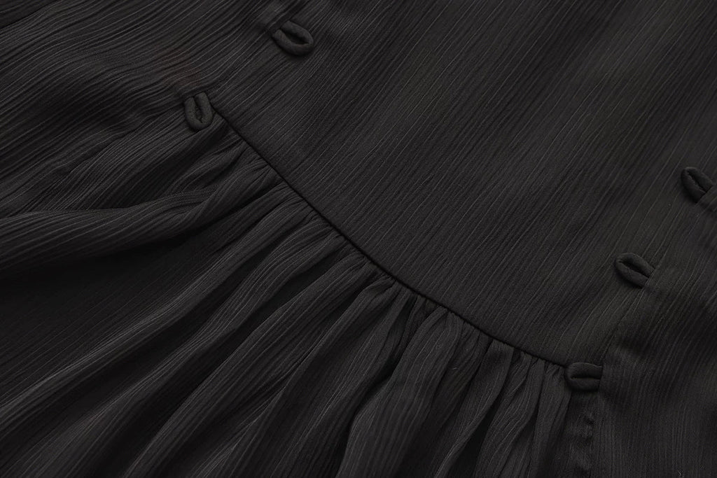 Eternal Rabbit Invitation - Ouji Lolita Ruffle V-Neck Blouse - image 18