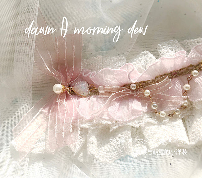 Flower Wedding Lolita Accessories Headdress Set - image 15