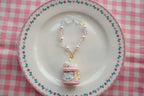 Sweet Lolita Necklace Carousel Cream Macaron Bag Pendant - image 6