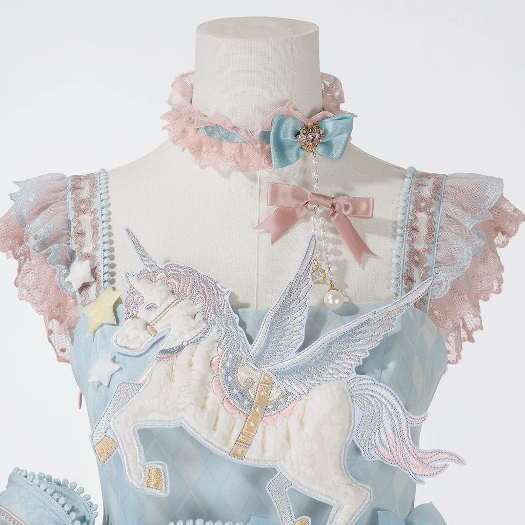 Designer Gift - CloudPlay - Sweet Lolita JSK Dress, Carousel Print - image 13