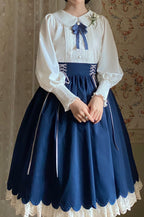 Countess's Autumn Tour - Retro Lolita Embroidery Long SK - image 7
