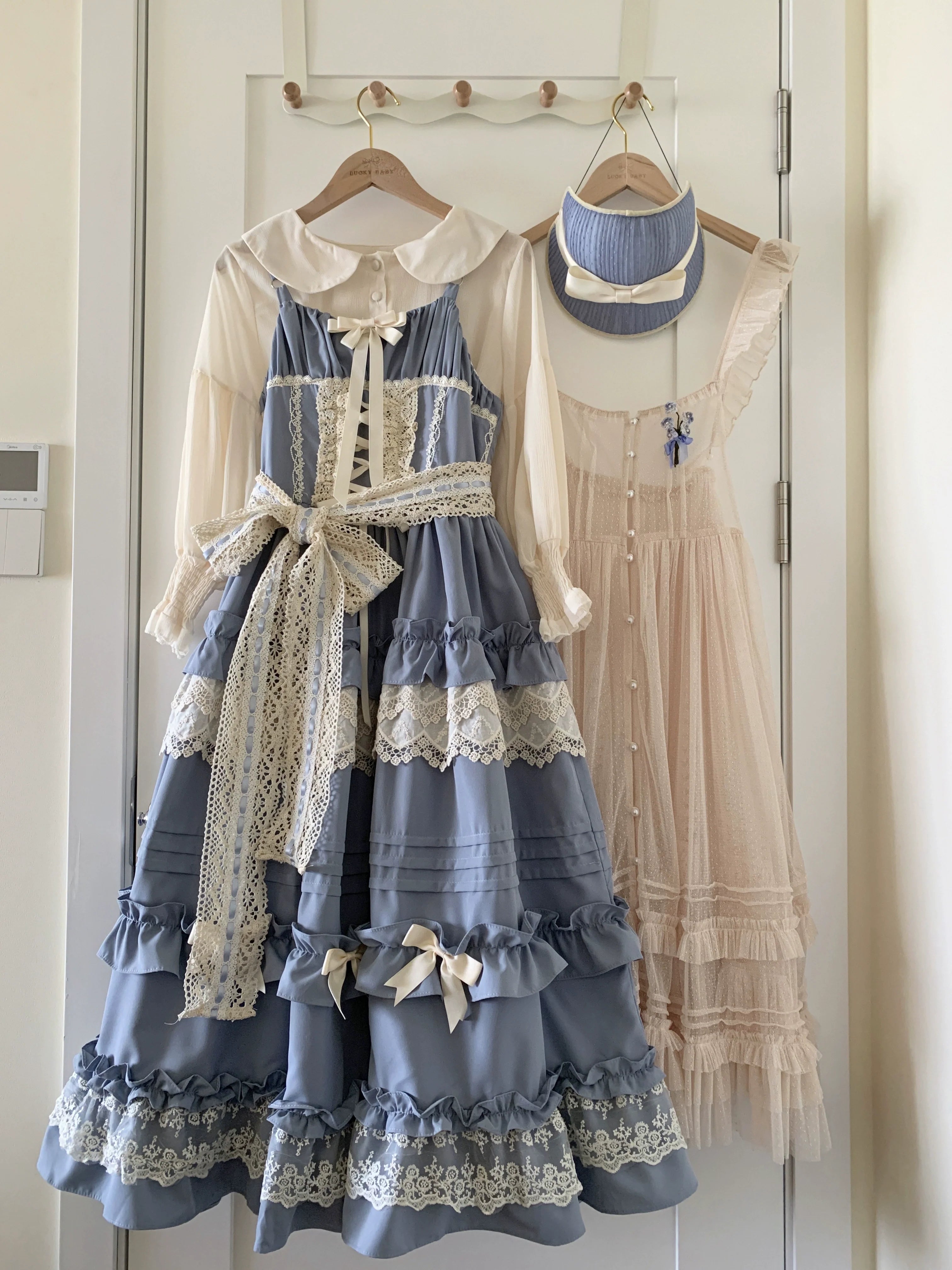 Lilianne Elegant Lolita Ruffled Hem JSK Dress - image 19