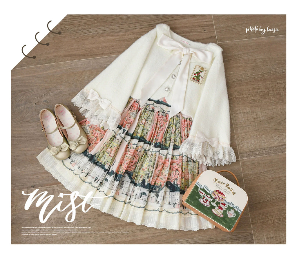Qian's Letter - Sweet Lolita Winter Cardigan Sweater - image 17