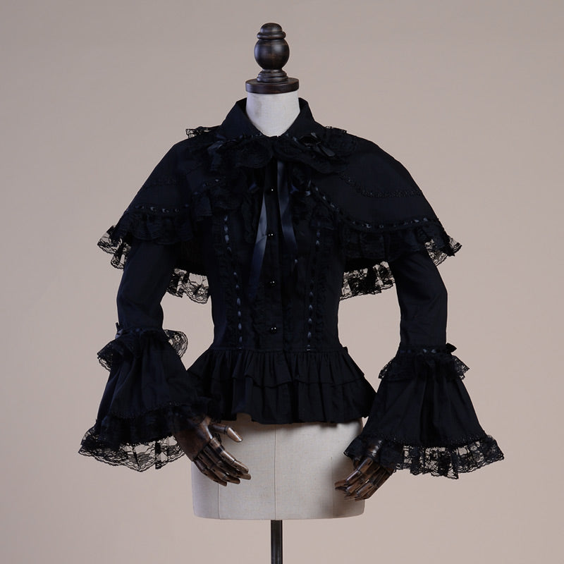 Retro Lolita Princess Winter Shirt - image 3