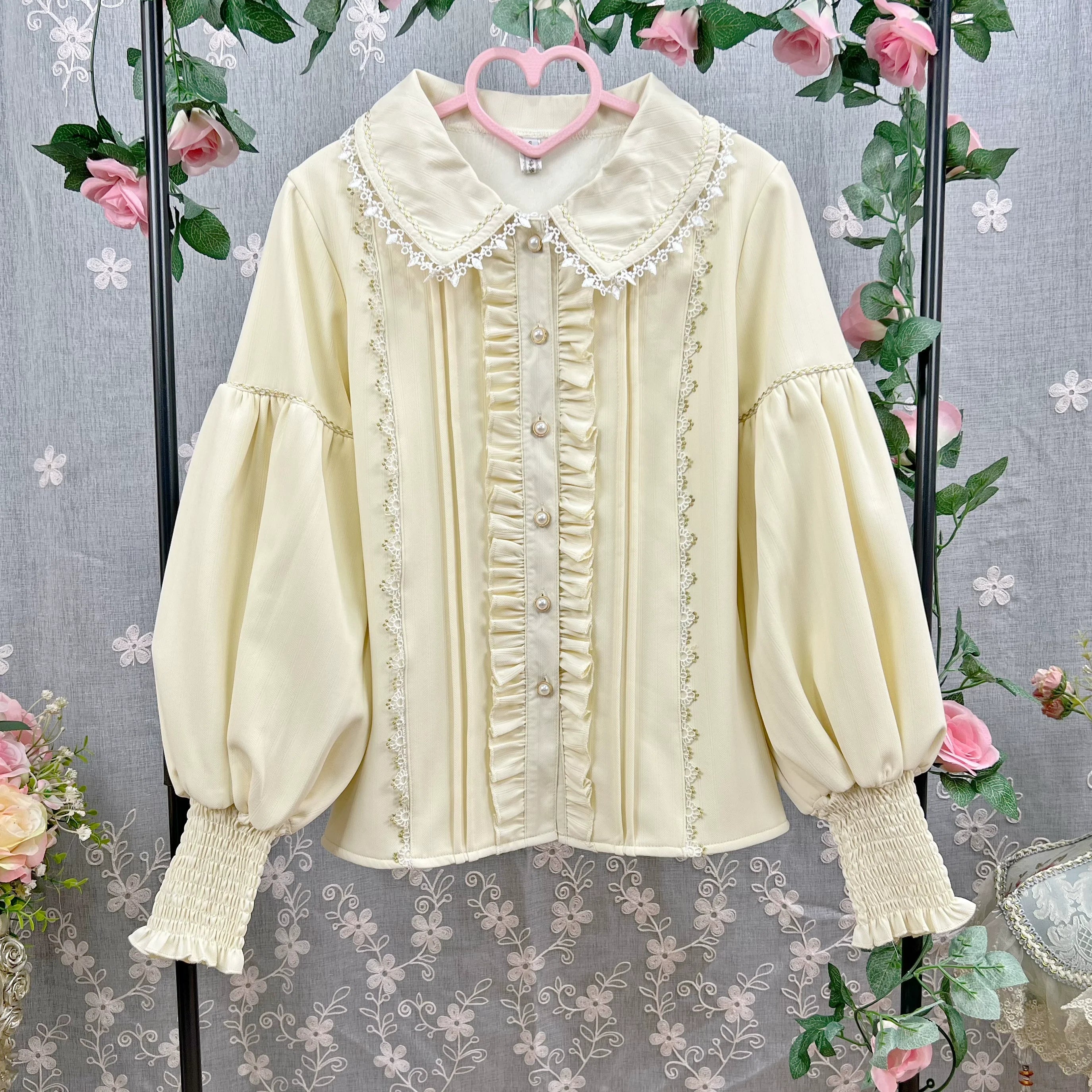 The Heart of the Rose - Elegant Retro Lolita Skirt High Waist SK Blouse - image 25