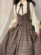 Griffin's Promise - Classic Lolita Skirt Striped Plaid Elegant SK - image 9
