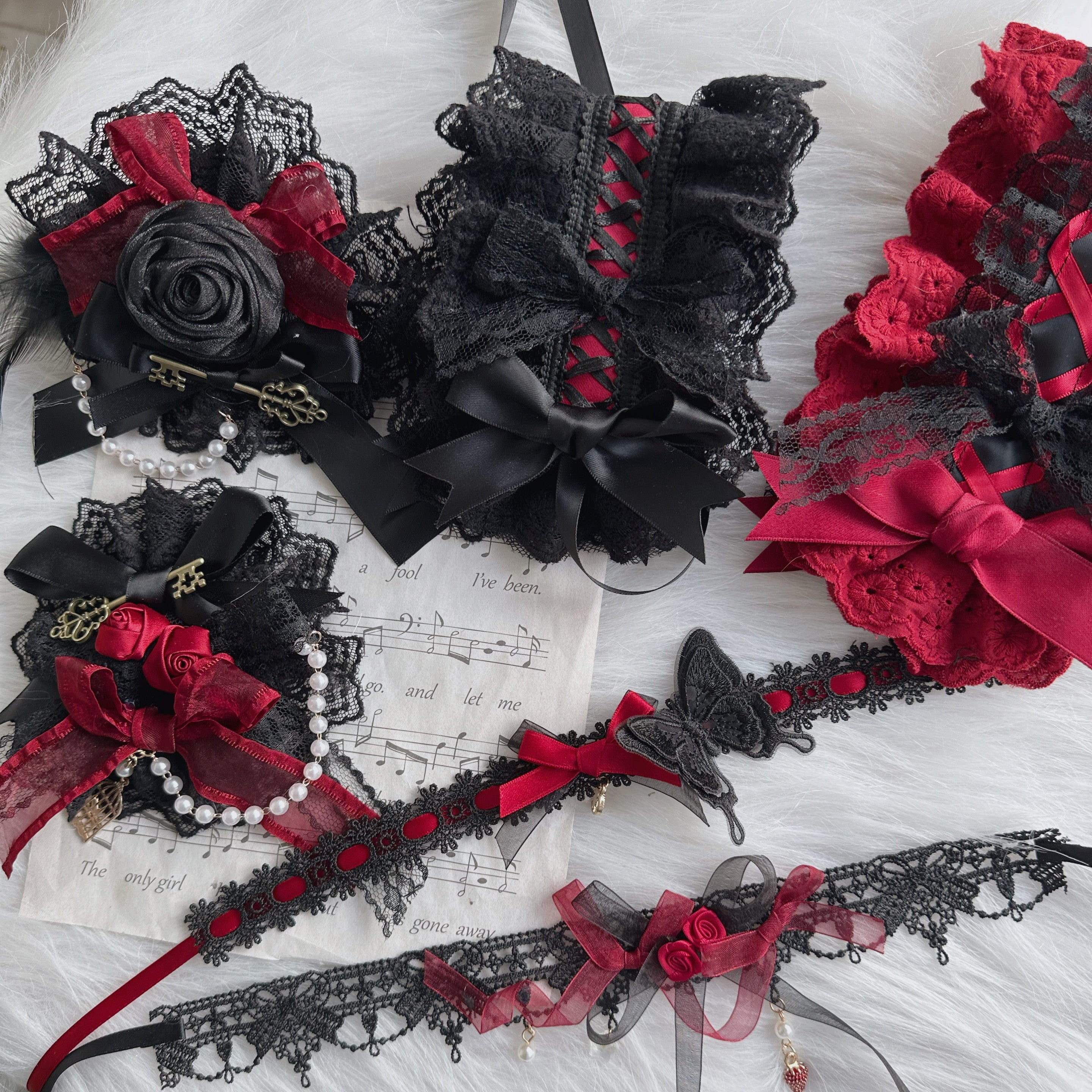 Gothic Lolita accessory Handmade Hairband - image 1