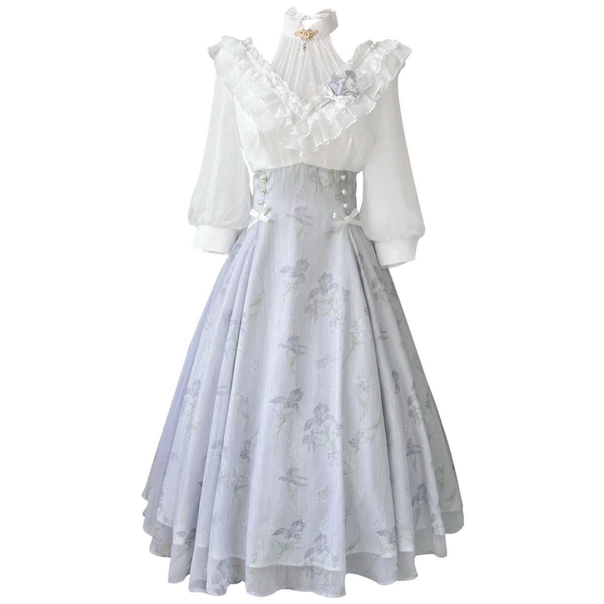 Iris Dream - Elegant Lolita Dress Short Sleeve OP - image 5