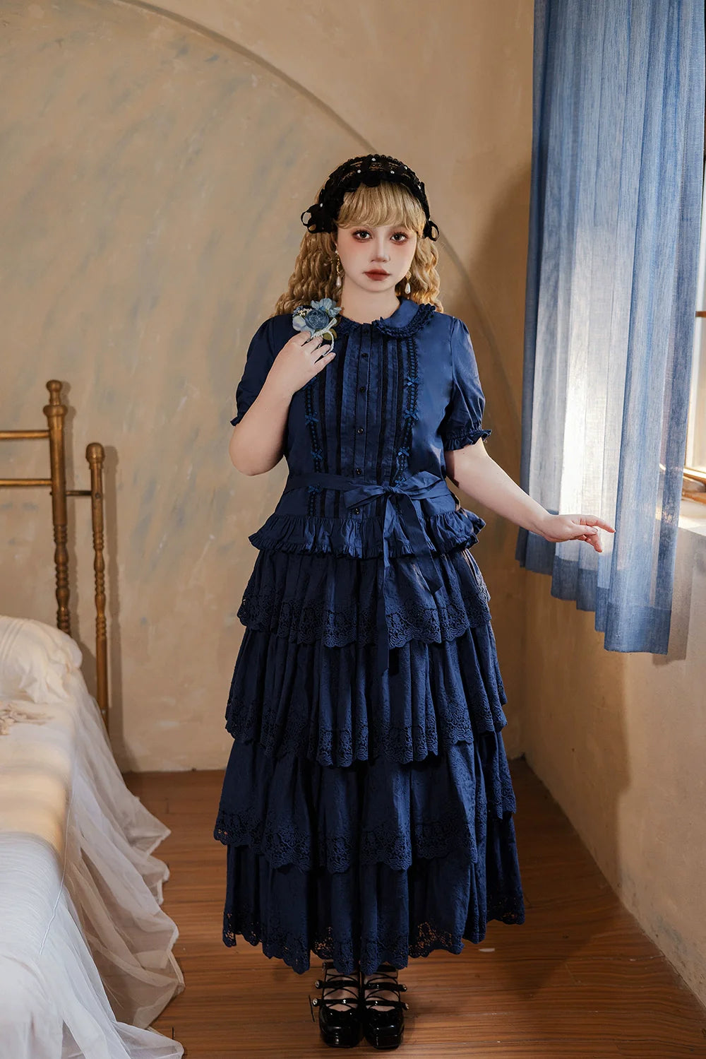 Forest Waltz - Classic Lolita Tiered Skirt Multi-layer Embroidered SK - image 25