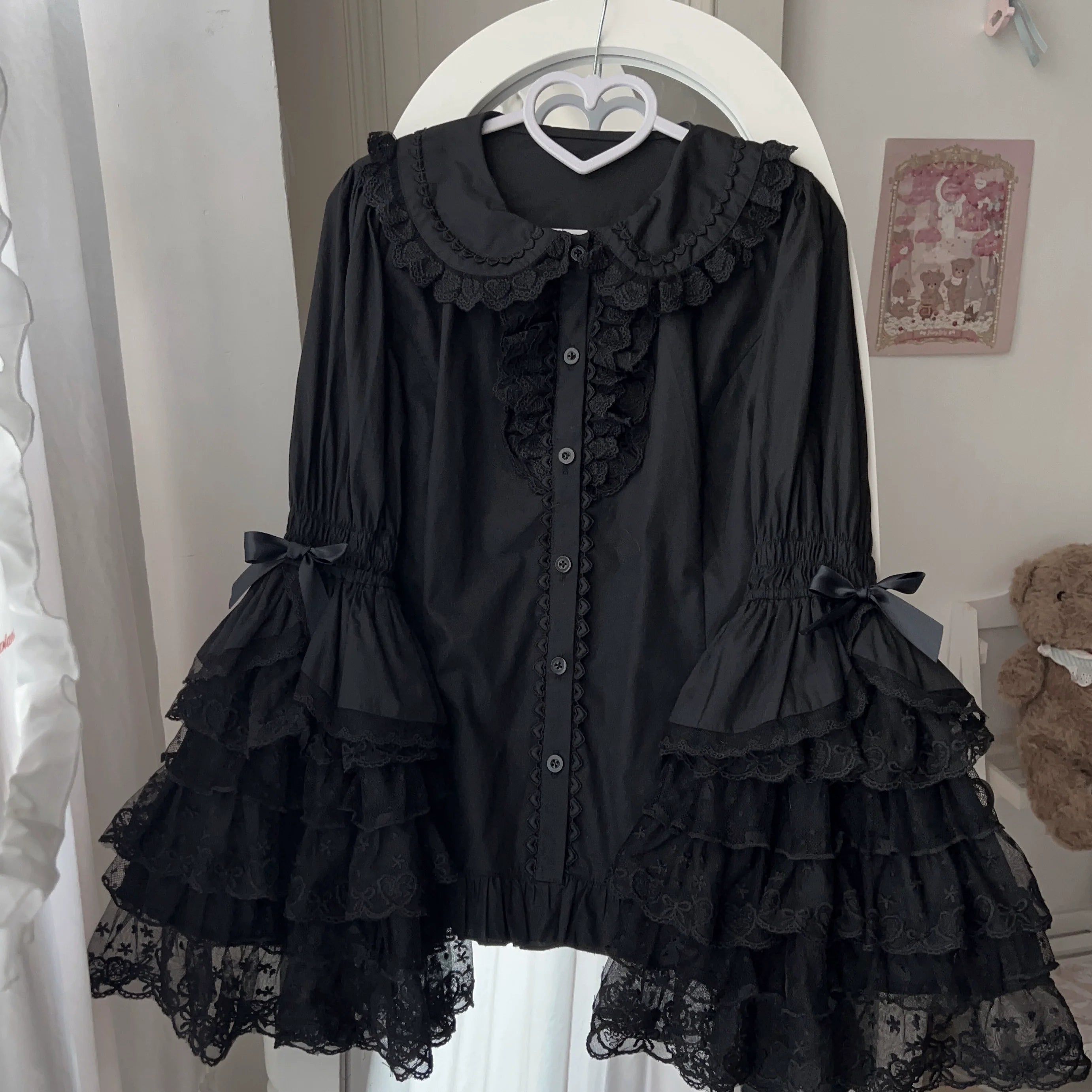 Sugar Girl Love Overture Sweet Lolita Tiered Ruffle JSK and Accessories - image 38