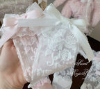 Summer Sweet Lolita Rose Jacquard Bow Socks - image 6