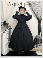 A Quiet Place - Nun Style Gothic Lolita OP Dress - image 12