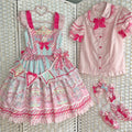 Candy Park Sweet Lolita Print Jumper Dress and Accessories - image 17