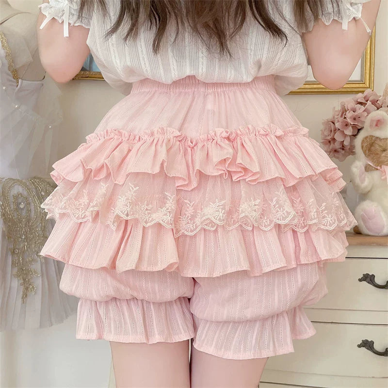 Sweet Lolita Cotton Bloomers, Ruffles and Bows - image 11