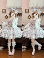 Candelabra Ode - Doll-like Sweet Lolita JSK Dress, Side Zipper - image 18