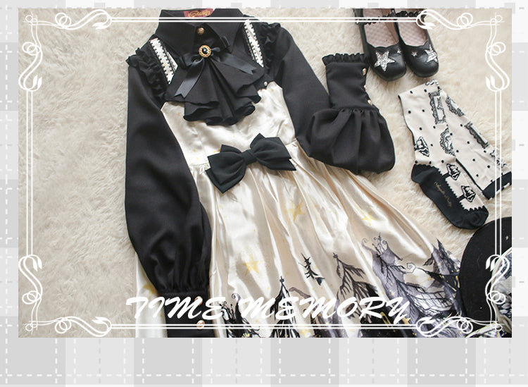 Elegant Lolita Slim Fit Mutton Sleeve Blouse - image 18