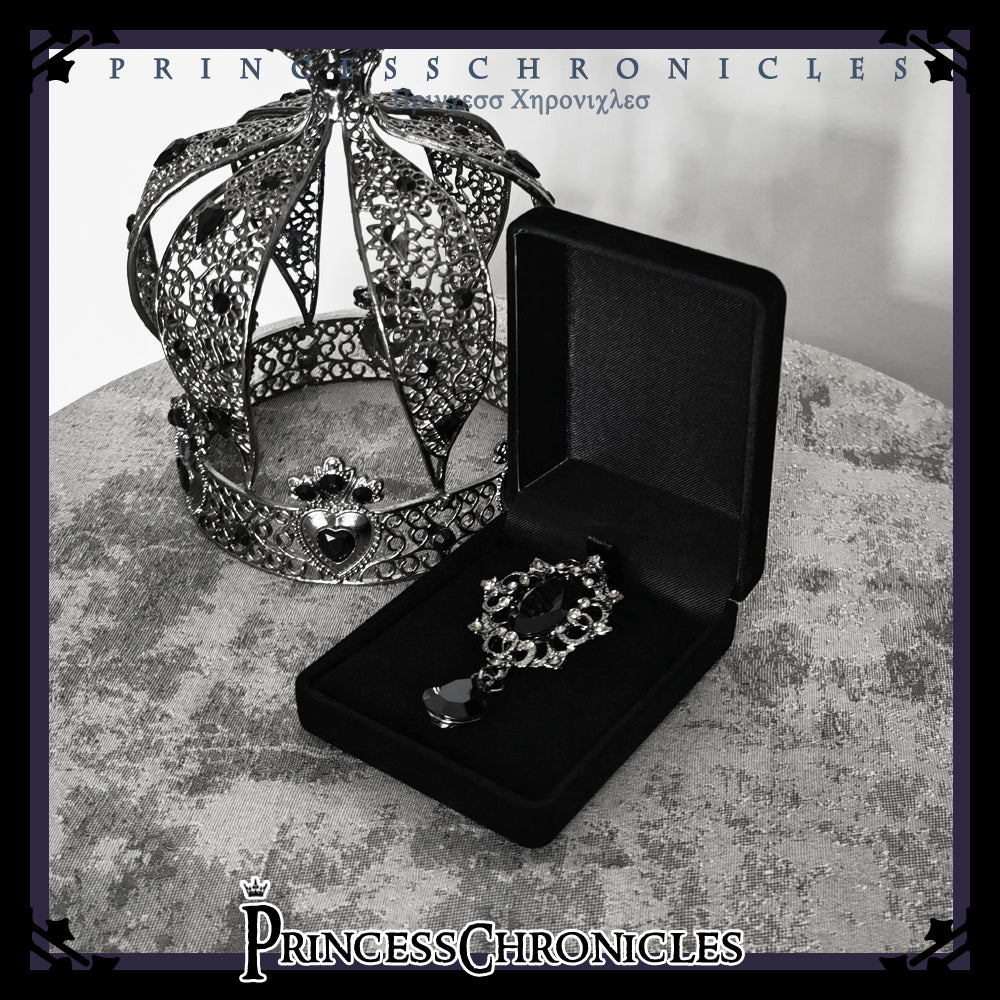 Black and Blue - Gothic Lolita Brooch - image 5