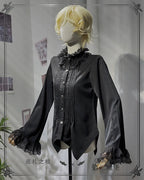 Coffin of Pilgrimage - Medieval European Ouji Lolita Shirt & Pants Suit - image 34
