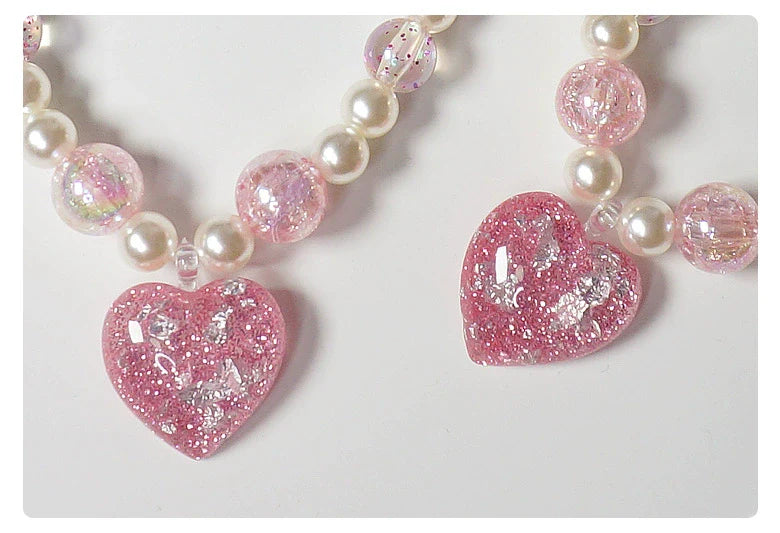Kawaii Lolita Gradient Necklace and Bracelet Set - image 14
