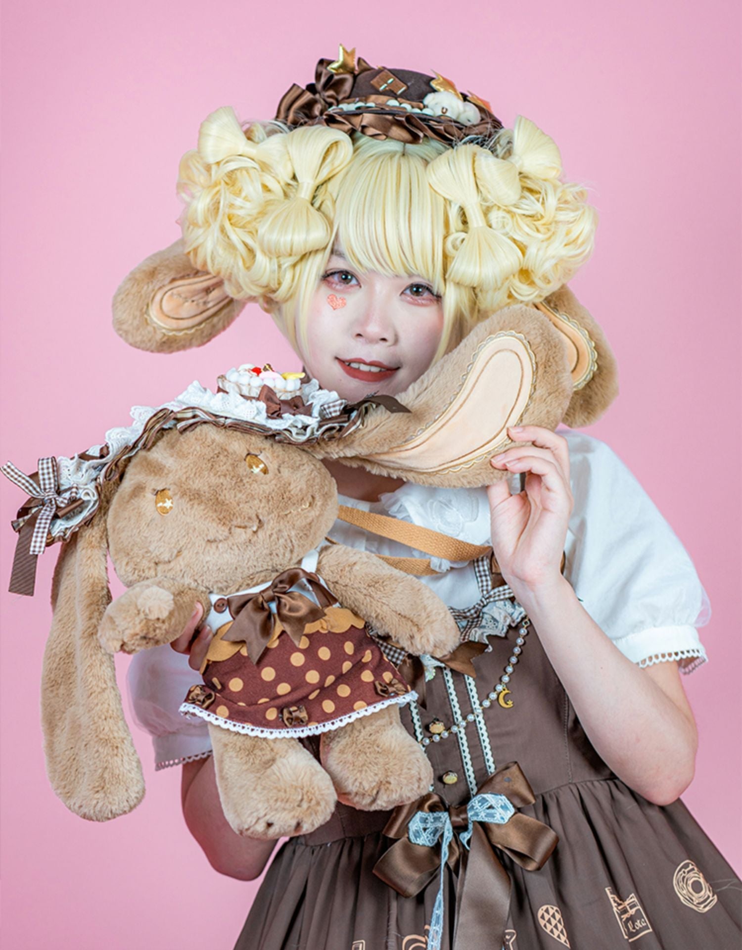 KOKO Chocolate Rabbit - Furry Bunny Lolita Bag - image 8