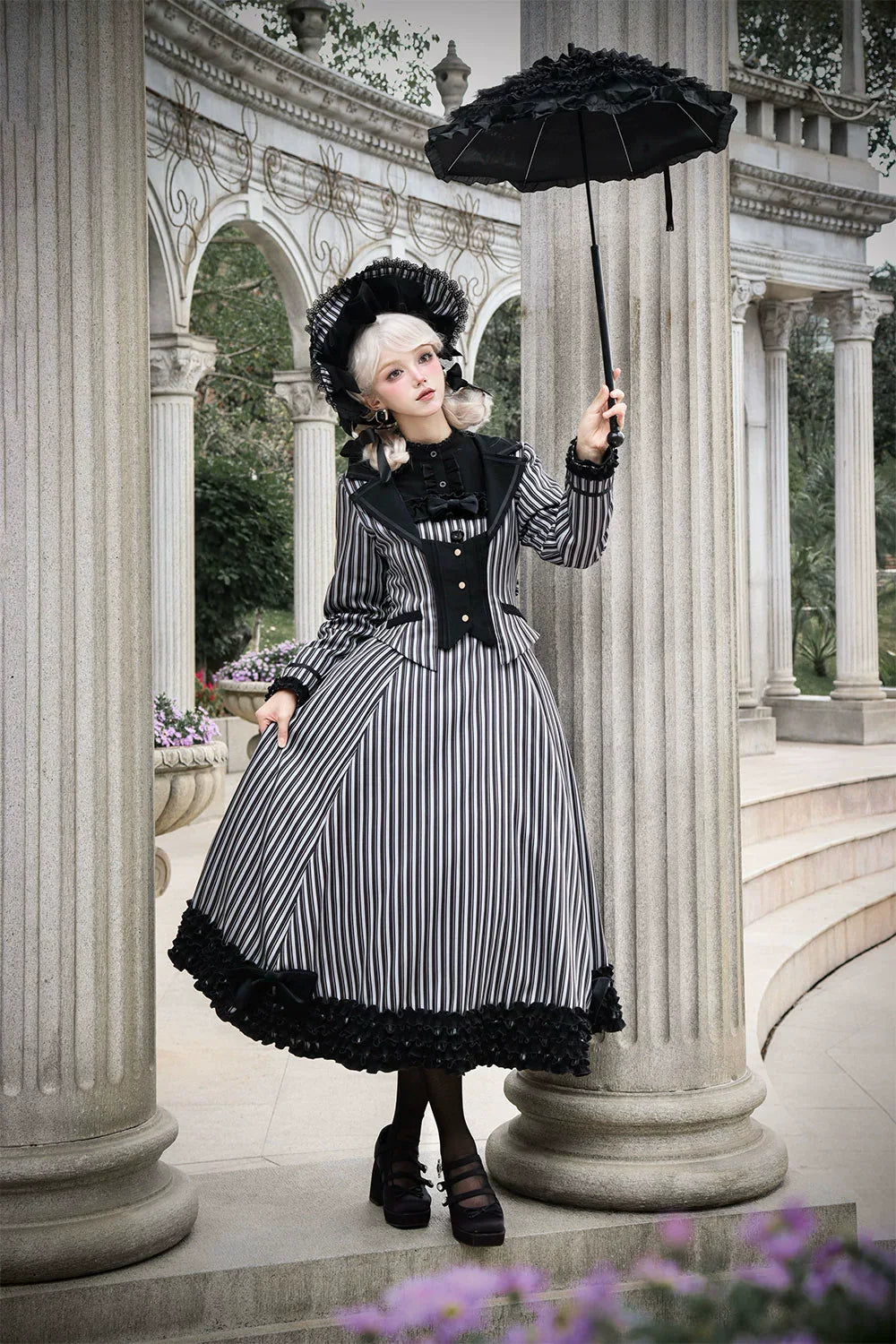 Classic Lolita JSK Customized Stripe Lolita Dress - image 40