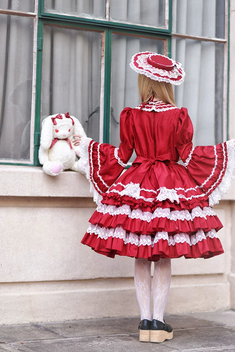 Eternal France Doll - Classic Lolita Doll-like OP Dress and Accessories - image 10