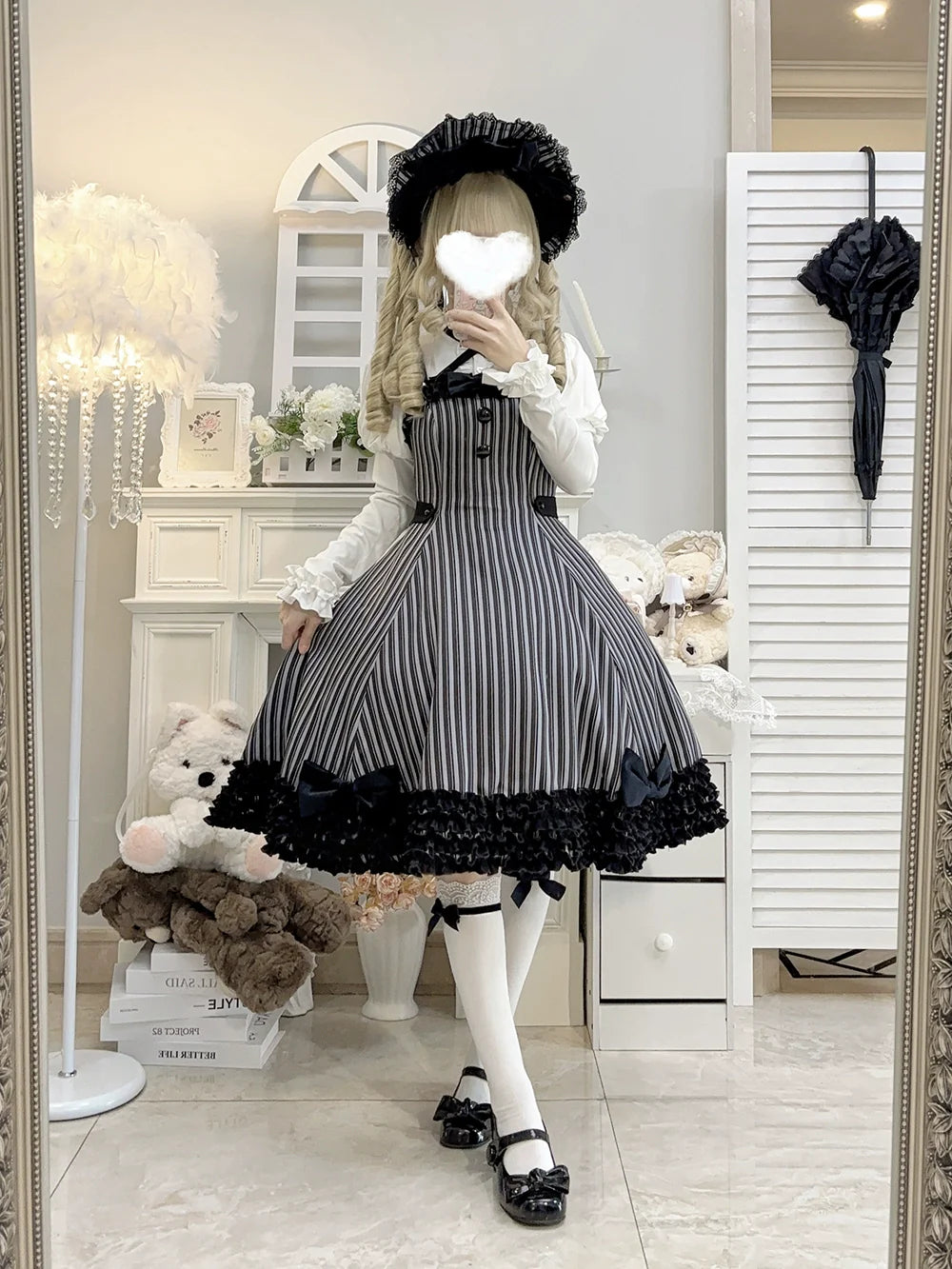 Classic Lolita JSK Customized Stripe Lolita Dress - image 51
