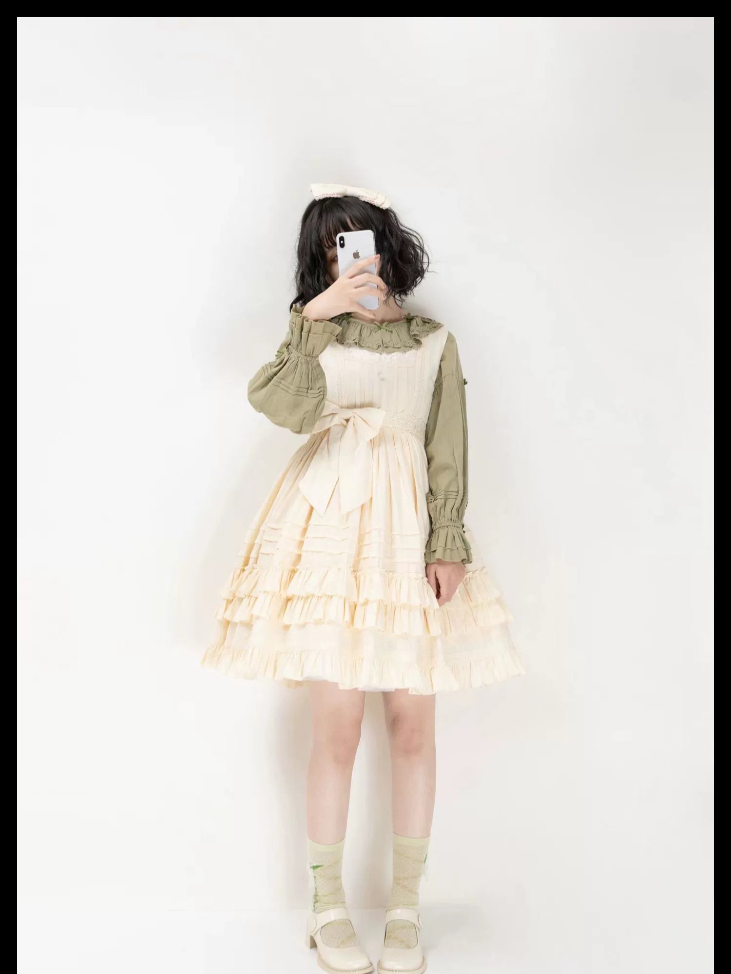 Elegant Lolita JSK Dress Solid Color JSK - image 9