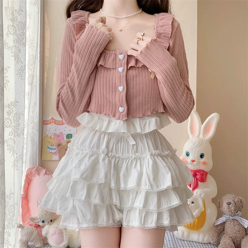 Cotton Lolita Bloomer, Loose Ruffled Hem - image 7