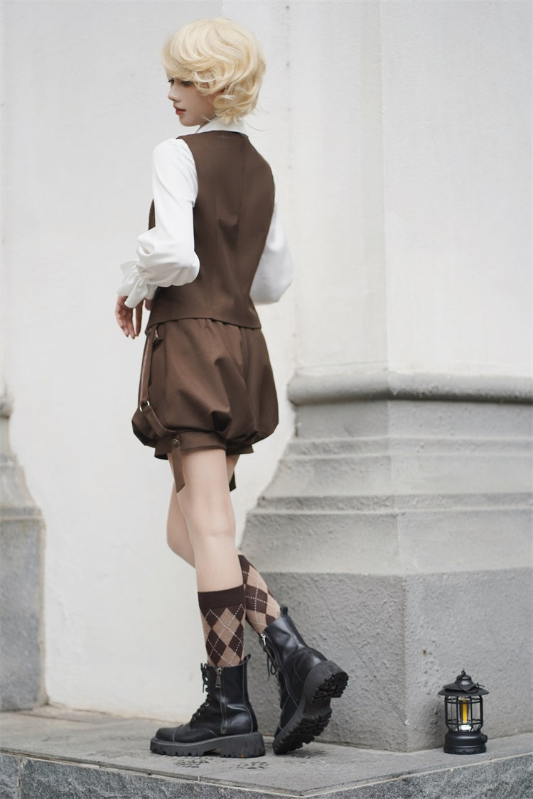 Detective Rabbit Kiri - Ouji Lolita Outfits, Backpack Pants - image 15
