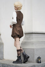 Detective Rabbit Kiri - Ouji Lolita Outfits, Backpack Pants - image 15