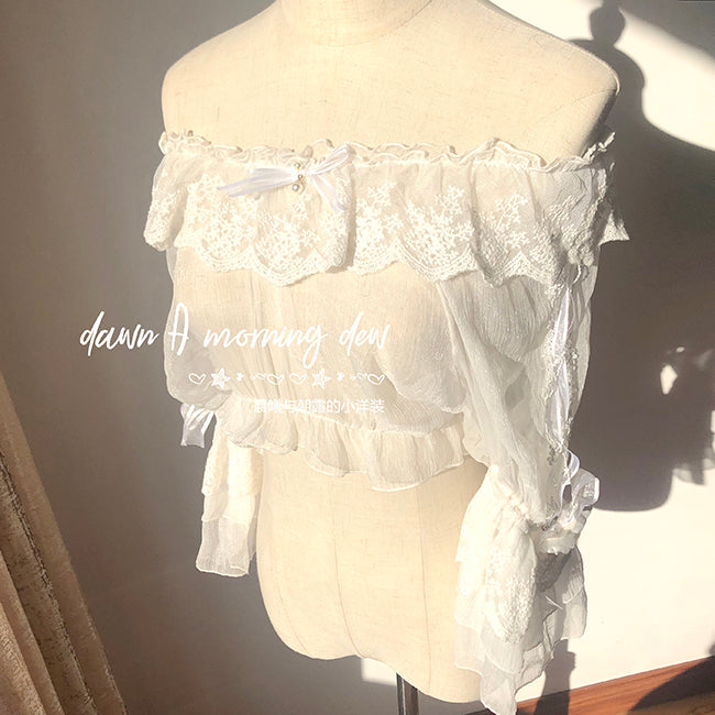 Flower Wedding Lolita Accessories Headdress Set - image 8