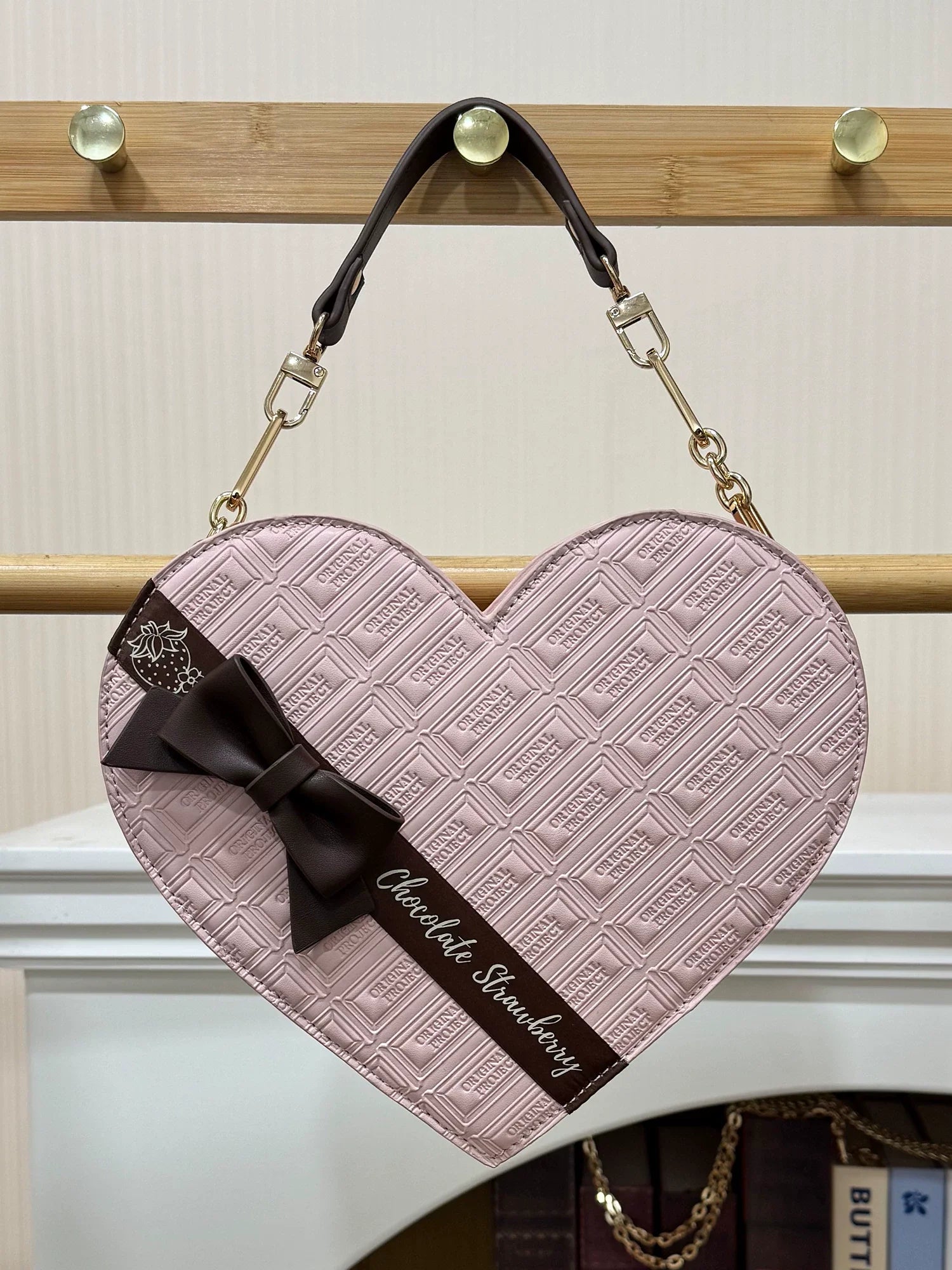 Sweet Lolita Heart-shaped Bag, Chocolate Inspired - image 4
