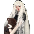 White Moonlight - Long Curly Lolita Wig - image 1