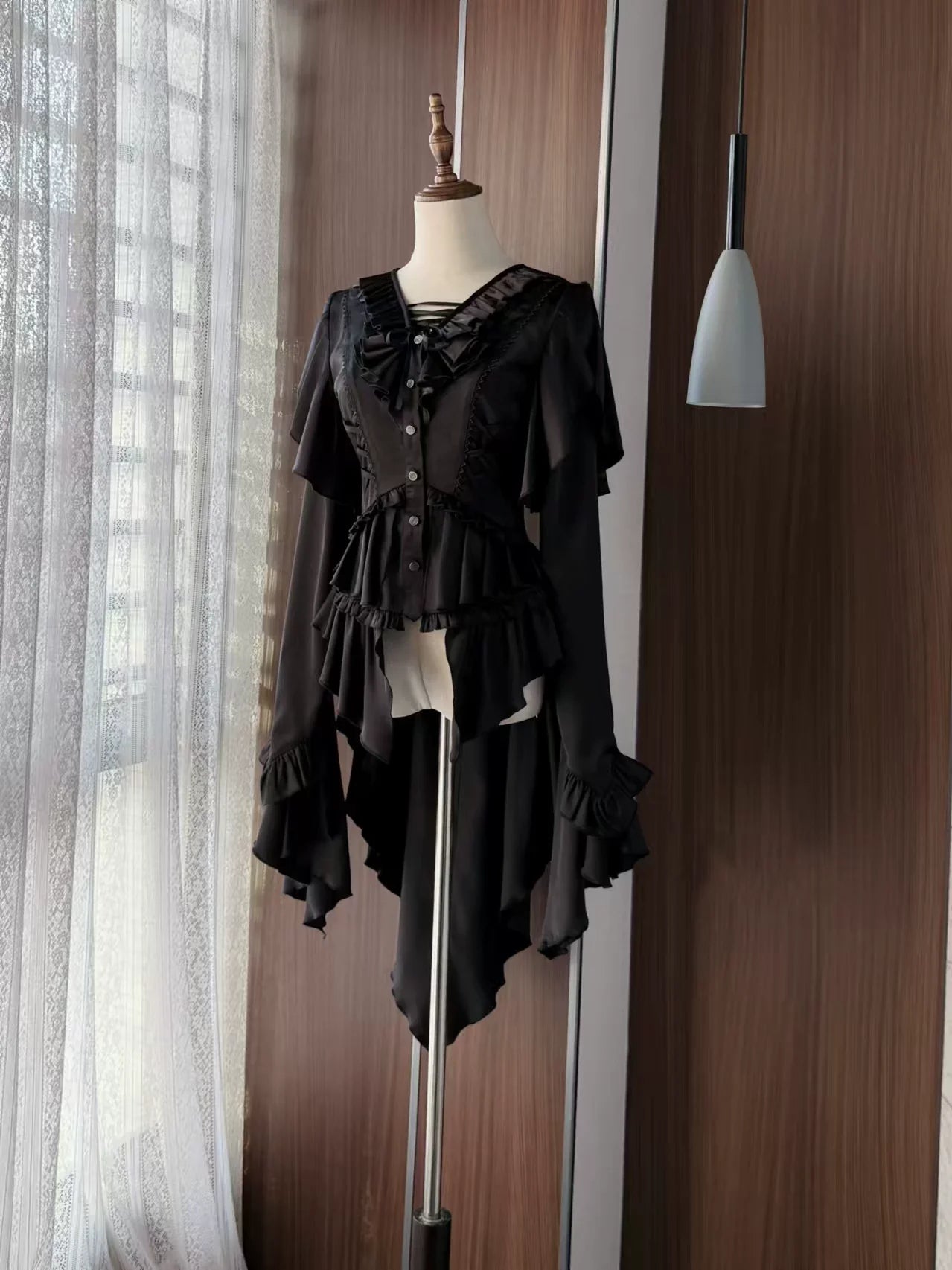 Abyssal Echo - Mermaid Inspired Ouji Shirt and Side-Zipper SK Collection - image 7
