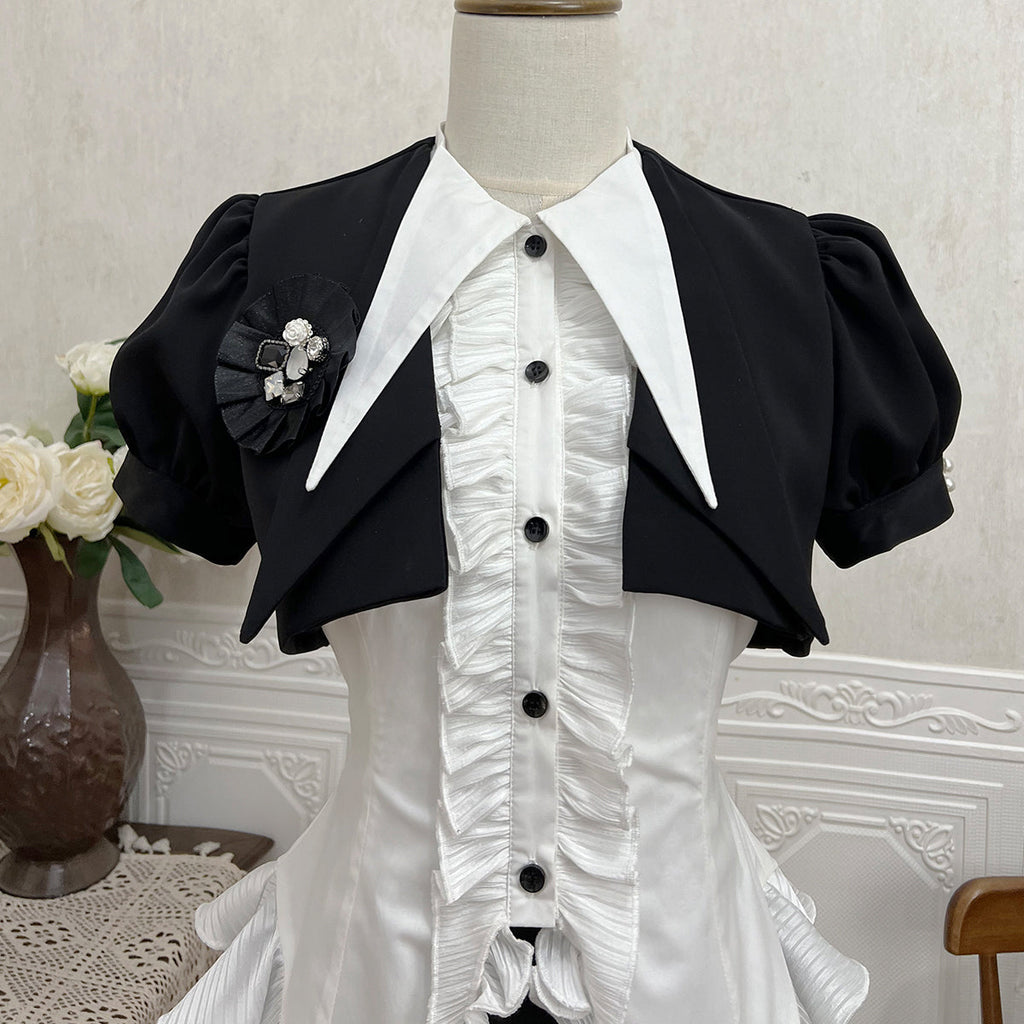 Shard Gem - Gothic Lolita Skirt Set with Sleeveless Shirt & Short Jacket - image 10