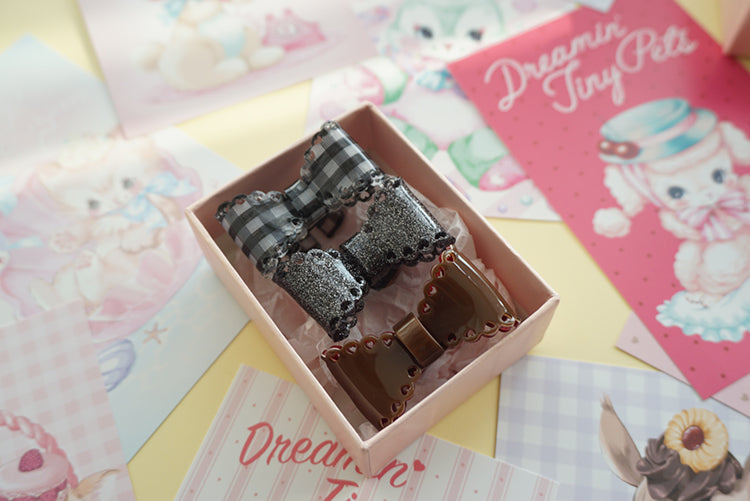 Sweet Lolita Bow Ring and Necklace - image 12
