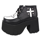 Gothic Lolita Cross Classic Platform Shoes - image 4